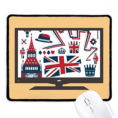 Tapis de souris épaulière en caoutchouc Big Ben pour éviter les glissements