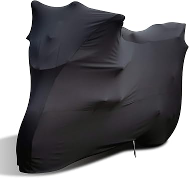 WinPower Indoor Motorcycle Cover Stretch Elastic Dustproof Covers for Motorbikes, 116 x 43 x 55 inches