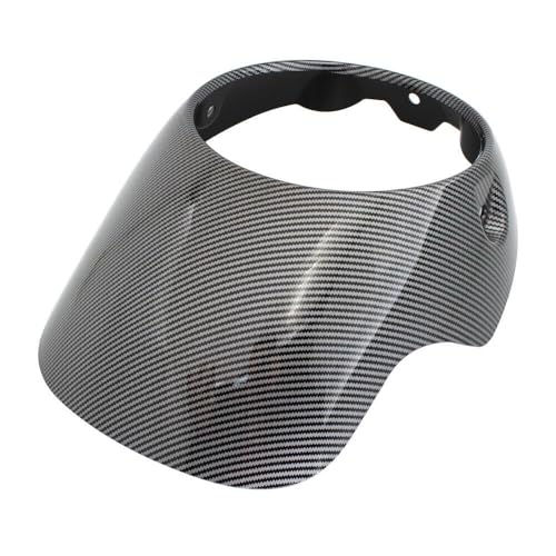Royal Sun Carbon Fiber Headlight Fairing Cowl Guard Frame Mask Compatible with Triumph Bonneville T100 T120 Thruxton Thunderbird Sport Honda CB150 R18 Ducati Monster 7 inch headlights Model Size