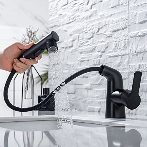 Mitigeur de lavabo rétractable pour simplifier la routine matinale et le nettoyage de la vasque