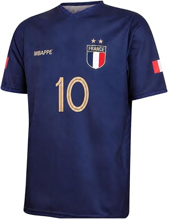 France Football Jersey Set Mbappe Home - 2024-2026 - Children and Adults - Boys - Men - Sports Goods - Gifts - Sports T-Shirt - Sportswear