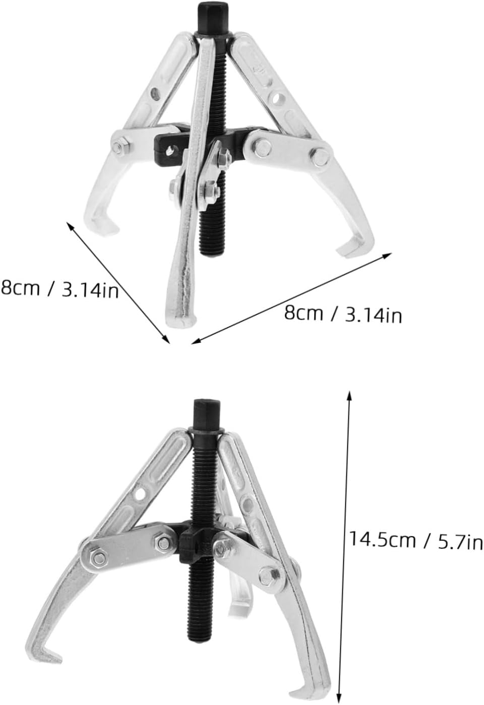 ARTIBETTER 1Set Jaw Gear Puller Heavy Duty Bearing Puller Tool for Washing Machines Durable Pulley Removal Tool Easy to Use Mechanics Tool for Efficient Repairs