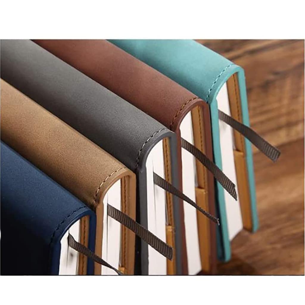 Notebook portatile A5 in morbida pelle PU retrò - Blocco note squisito con fibbia ad anello per studenti, lavoratori, professionisti, riunioni di ufficio e diario in movimento