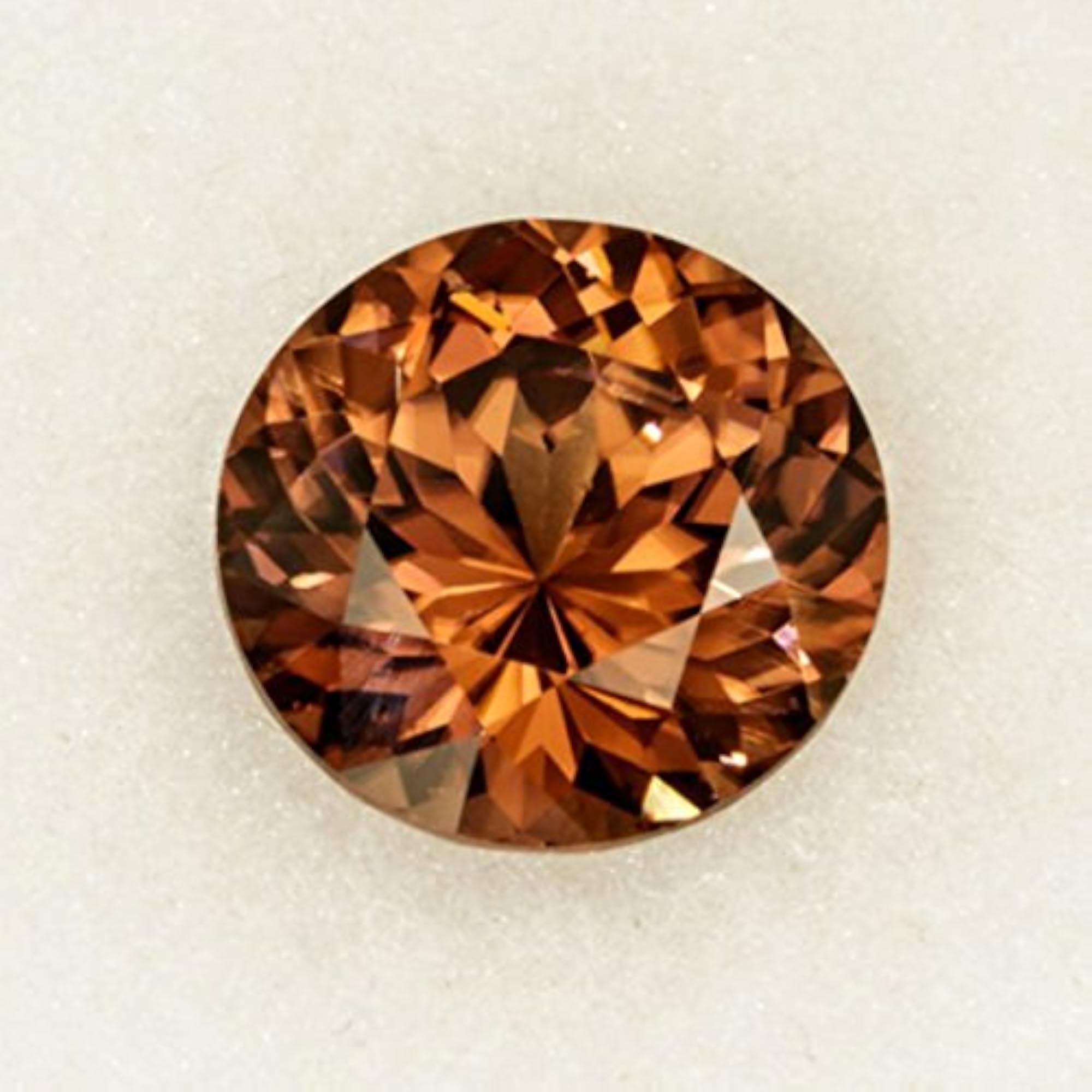 Zircon 6.50 ct. Orange Cubic Zircon Natural Gemstone
