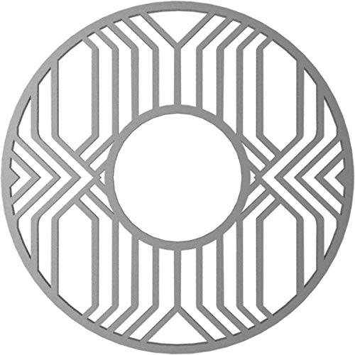 Ekena Millwork CMPP16EPABZ Empire Architectural Grade PVC Pierced, Antiqued Bronze Urethane Ceiling Medallions 16"OD x 5 7/8"ID x 1/2"P by Ekena Millwork - Used condition - Image 4