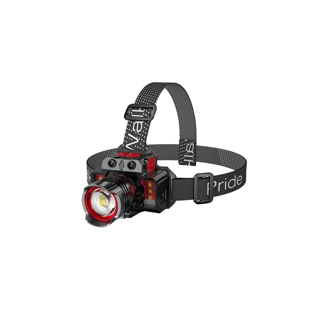 OYYMTE Headlight Strong Light Charging Head-Mounted LED Induction Flashlight Long-Range Zoom Night Fishing Miner's Lamp