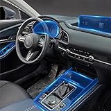 RUSWEST Car Interior Center Console TPU Protective Film，for Mazda CX30 2020 2021