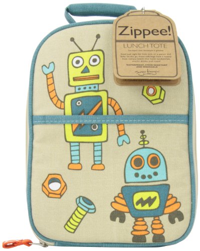 Sugarbooger Zippee Lunch Tote, Retro Robot