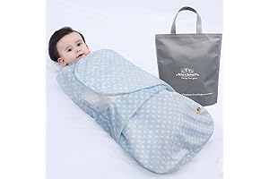 BlueSnail Newborn Receiving Blanket Baby Sleeping Wrap Swaddle Gray