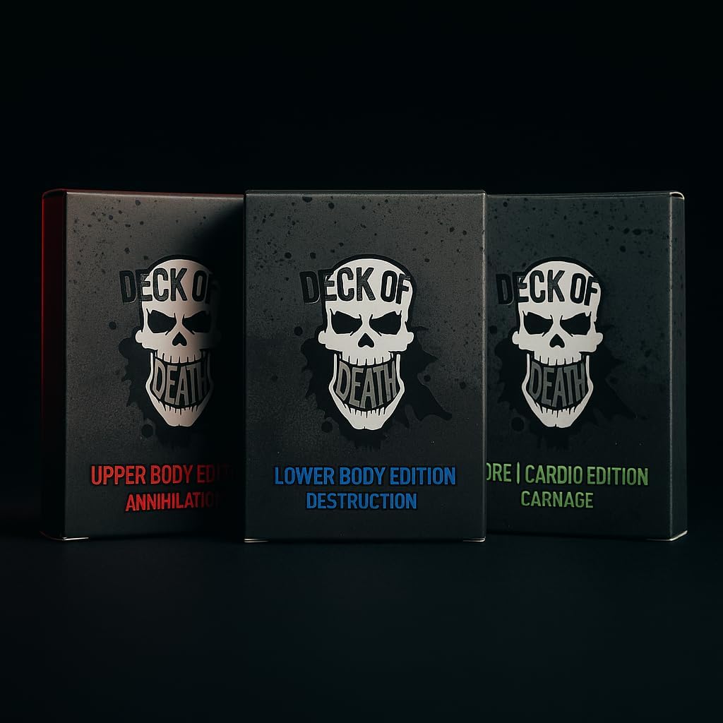 Workout Cards Deck of Death (Fitness Trifecta Bundle)