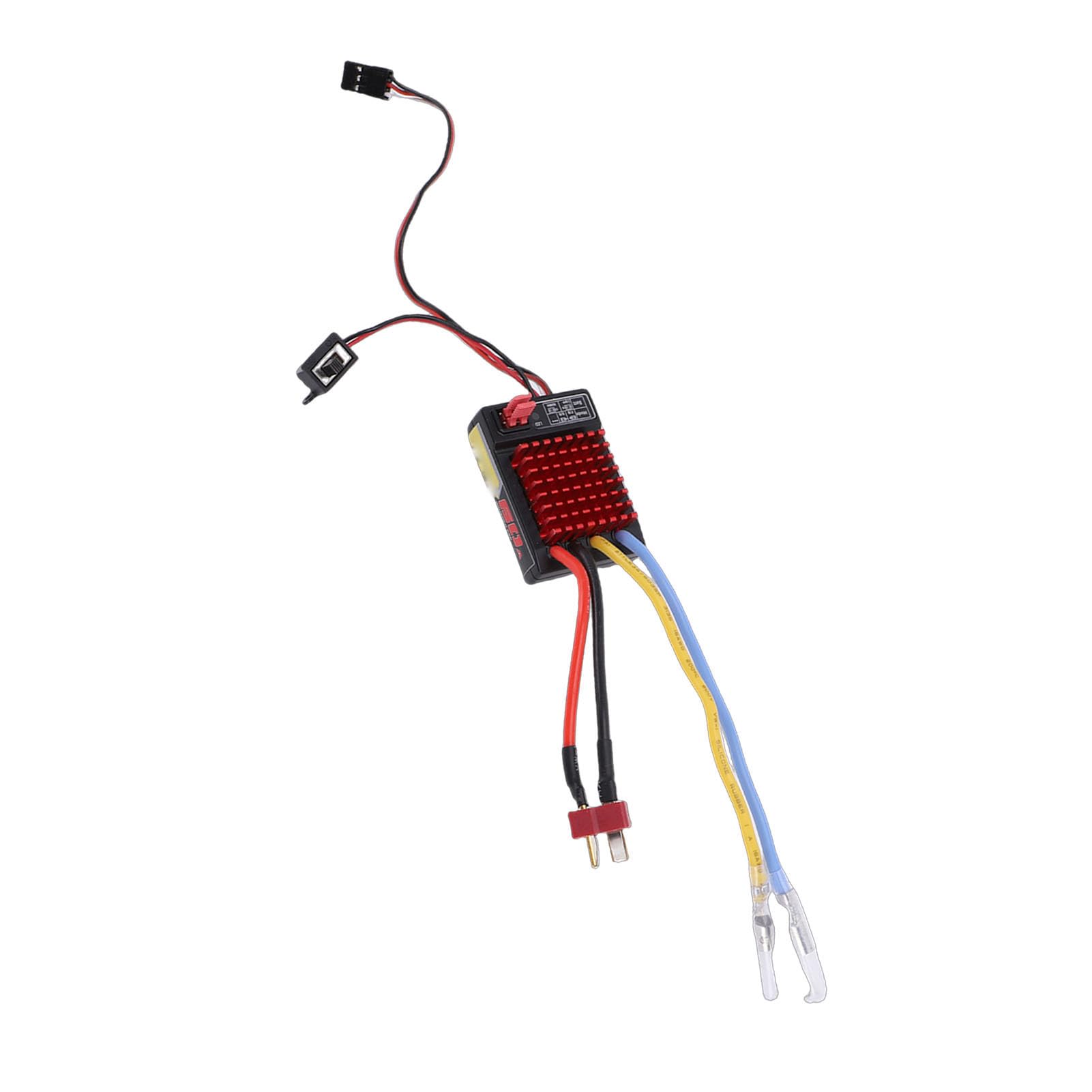 60A RC ESC, Powerful Performance with 320A Peak Current for 1/10 1/16 Scale RC Cars, Compatible with 380 390 540 550 Brushed Motors