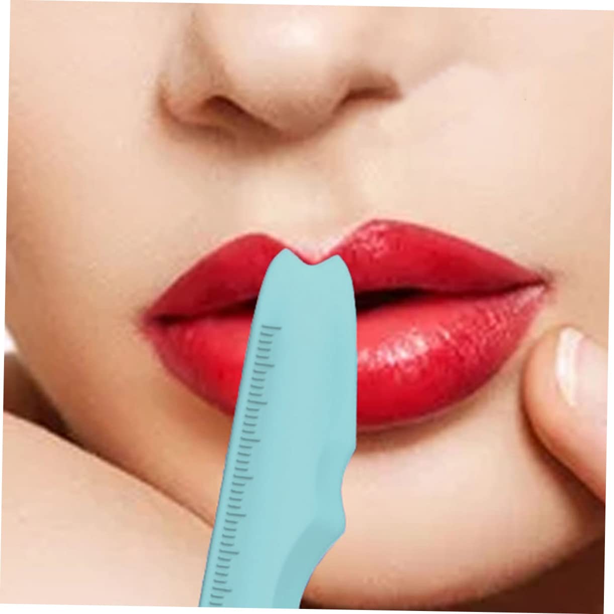 FRCOLOR 10 reglas de silicona delineador de ojos de silicona masajista máscara de ojos lápiz delineador de ojos sombra de ojos plantillas plantillas para la guía de cejas, herramienta de chaflán