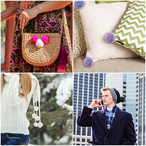 Curtzy Kit per Pom Pom Maker Plastica (6 Set) e