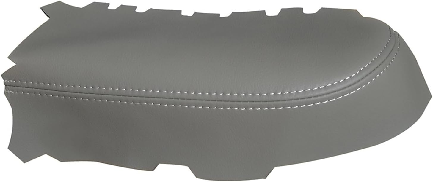 MOTOALL Gray Center Console Lid Front Door Panels Armrest Cover for Honda Pilot 2009-15