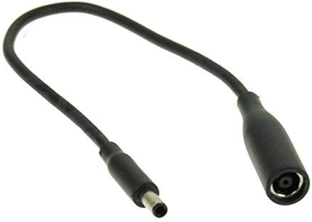 Dell 7.4mm to 4.5mm DC Power Dongle Cable P/N: D5G6M .