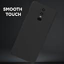Pikkme OnePlus 6 Back Cover Camera Protection Shockproof Soft Matte Silicone Back Case for OnePlus 6 (Black) gallery image