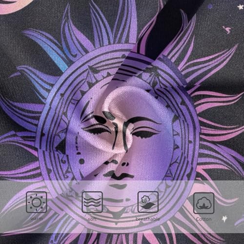 Sun Moon Black Toddler Underwear, Cotton Underwear for Girls, 2T–8 Years3