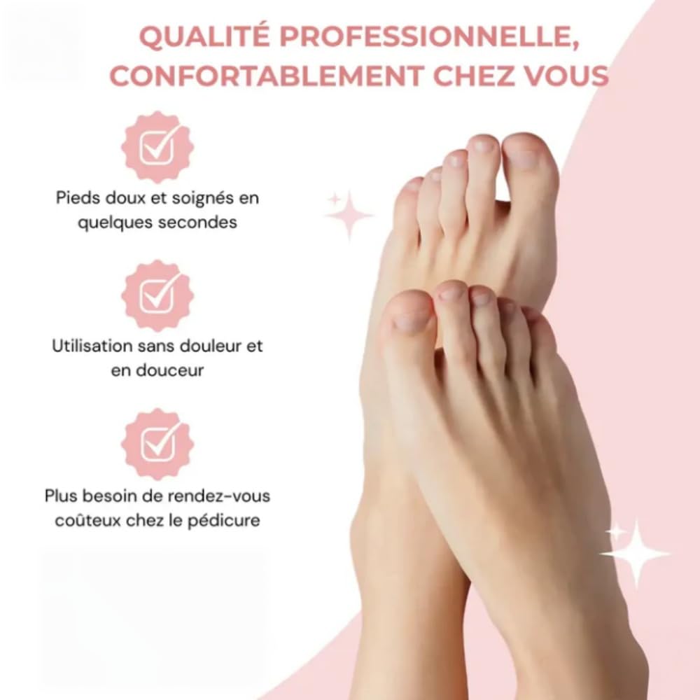 Mielle Glow HoneyGlow Lime électrique pour les pieds, avec 60 disques remplaçables, pédicure maison