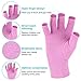 DISUPPO Arthritis Compression Gloves Relieve Pain from Rheumatoid, RSI,Carpal Tunnel, Hand Gloves Fingerless for Computer Typing and Dailywork, Support for Hands and Joints (Purple, Medium)