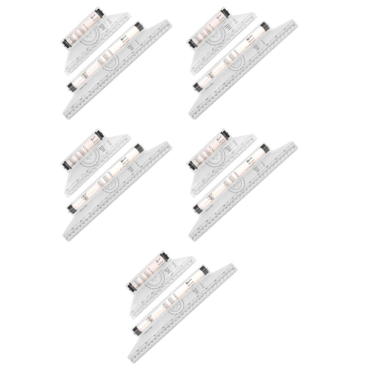 Gadpiparty 10pièces Règle à Dessin Parallèle Pour Mesure Angles Outil De Dessin Multi-fonctionnel Pour Étudiants Et Designers