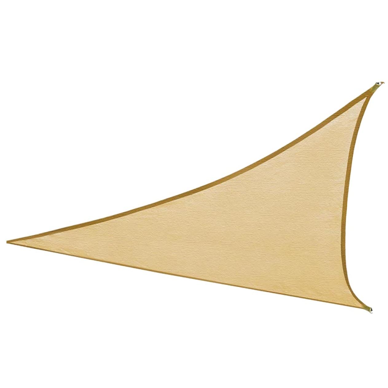 Voile d ombregge triangulaire pare-soleil extérieur beige pour jardin