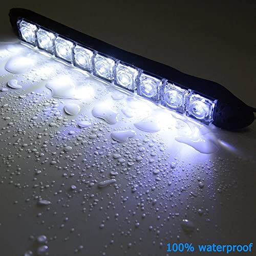 2 strisce di lampadine LED per auto, luci di