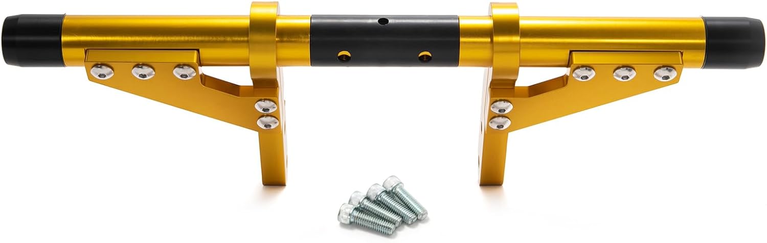 TOFR Club Style Crash Bar Protector Engine Guard Front Highway Pedal for Harley Sportster 2004-up Models with Mid Control XL IRON 883 1200 XL883 XL1200 ROADSTER Forty Eight Gold