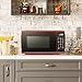 0.7 cu. ft. Countertop Microwave Oven, 700 Watts, New (Color : Red)