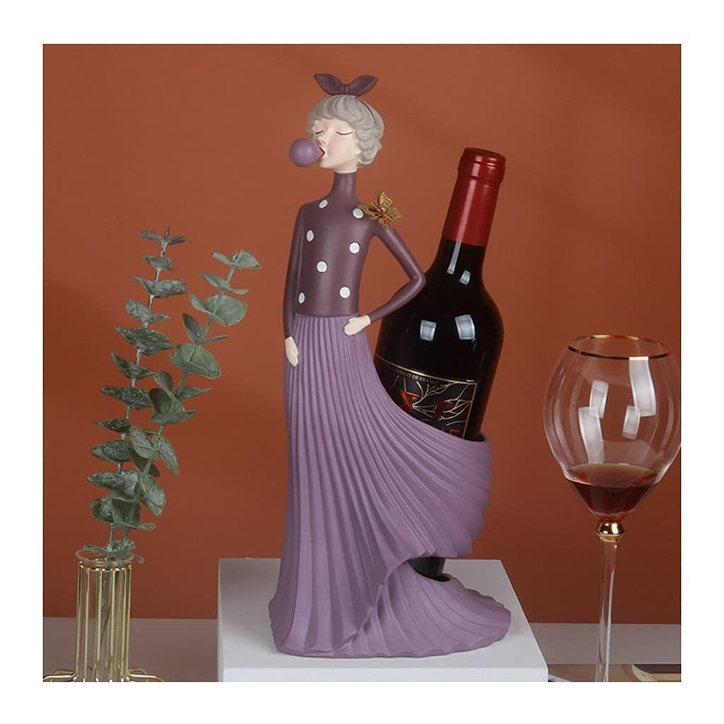 Rack de vins stable LWX pour protéger et exposer une bouteille unique