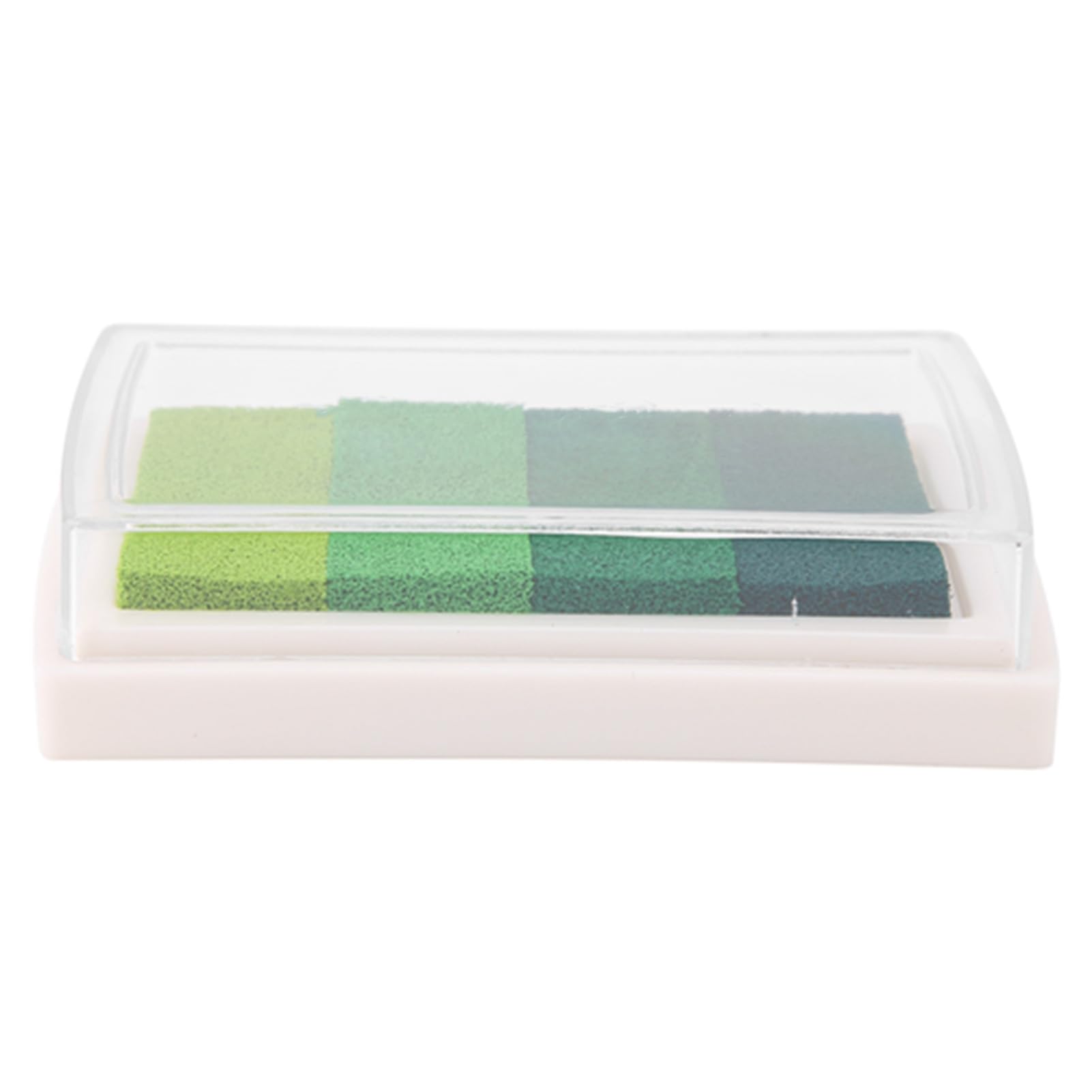 Sorandy DIY Fingerprint Ink Pad Stamps Partner Washable Color Painting Card Making Stamp Pad, Ink Pads for Kids Rubber Stamp Crafting Paper Scrapbook (Green Gradient)