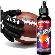 Goalie Grip Spray for Goalkeeper Gloves, 120ml Soccer Goalkeeper Glove Grip Spray, Football Glove Grip Enhancer for Latex Palms, Restore Stickiness for Training, Match Day, Wet & Dry Conditions