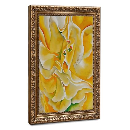 Poster pois de senteur jaunes Georgia O'Keeffe 40x60 cm pour décoration murale