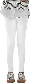 Leggings de Algodón para Niños Niñas Pantalones de Baile Base para Niñas de Color Sólido - Pantalones de Verano Transpirable para Niñas