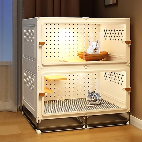 DIY ̑傫ȃXy[X``P[WApm}nX^[P[WAbgP[WAgCtAȒPAgݗĊȒP(White,70x45x80cm)