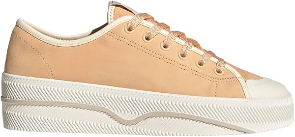 Tenis adidas Nizza 2 Low Leather para Hombre, Casual - Naranja