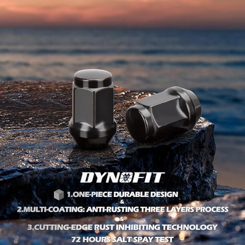 Image of Dynofit 14x1.5 Lug Nuts for 2015-2026 F150 Expedition, 20pcs Stock Wheel Nut Compatible with Ford Lincoln