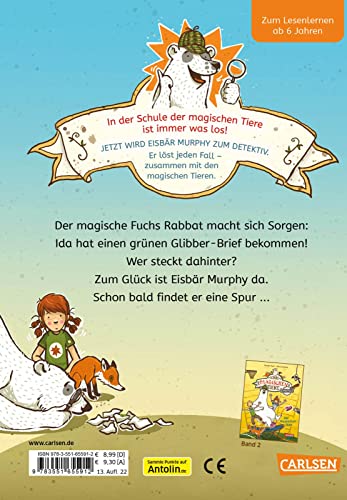 Die Schule der magischen Tiere ermittelt 1: Der grüne Glibber-Brief (Zum Lesenlernen): Mit Eisbär-Detektiv Murphy und den magischen Tieren macht Lesen lernen Spaß! (1) Gebundene Ausgabe – 30. April 2020 - Image 3