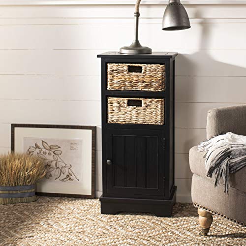 Safavieh American Homes Collection Connery Distressed Black Cabinet #TOP2