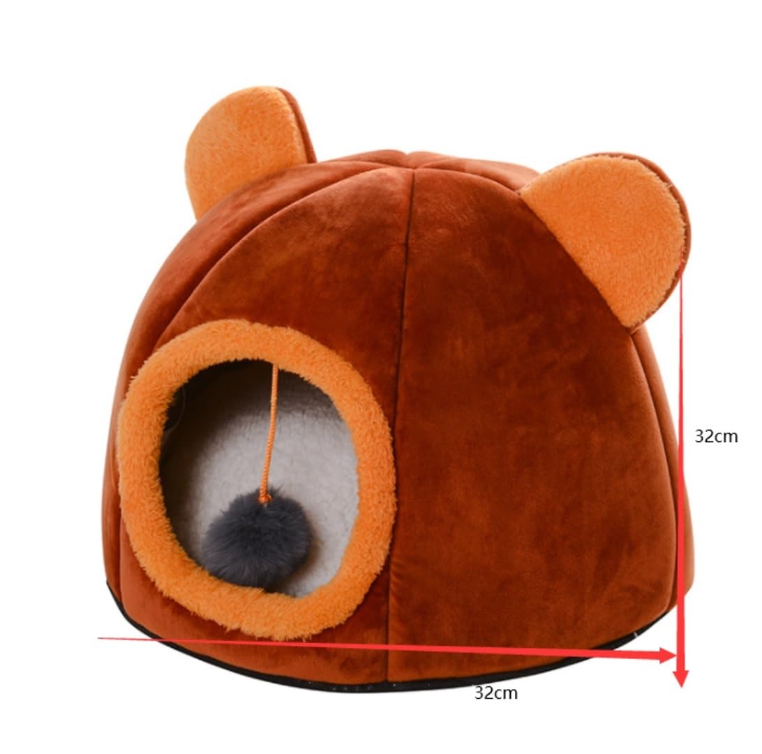 Lit Chat Panier Chien Panier Chat Lit pour Chien Lits Pour Chats Pour Chats D'intérieur Chat Cave Lit Chat Igloo Chat Maison Chat Lit Chat Tente 2-en-1 Tente Pour Animaux De Compagnie Nid Sac De Couch