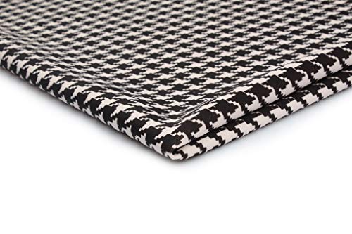 Scuba, prendas de punto buzo, modelo pata de gallo, 50 x 150 cm