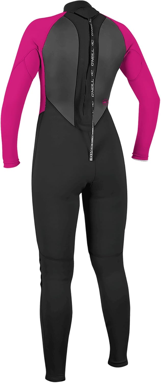 O'Neill Women's Reactor-2 3:2mm Back Zip Full Wetsuit, Lightweight Warmth and Flexibility for All Water Activities - Image 2