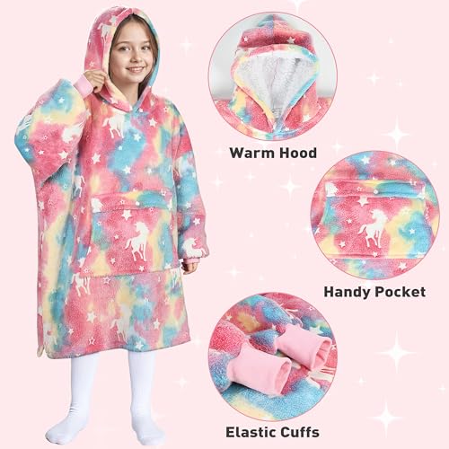 Image of Catalonia Oversized Hoodie Blanket Sweatshirt, Comfortable Sherpa Giant Pullover with Large Front Pocket for Adults Men Women Teenagers Wife Girlfriend