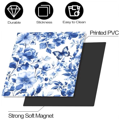 Image of BVBOX Dishwasher Magnet Cover 23 inchx26 inch, Reusable Magnetic Refrigerator Covers, Decorative Magnets Cover Fridge Door Skin Panel Stickers for Home Kitchen Appliance