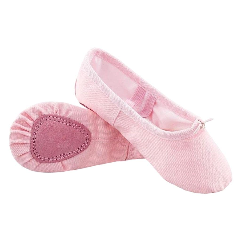 CALANDIS™ Ballet Shoes Fitness Flats Split Sole for Girls Training Pink 30 | Ballet | Dance Shoes | Dancewear-image-21
