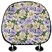 Couvre-siège Couvre-siège Élégant Couvre-siège de voiture Gardenia parfumé Appui-tête Ensemble de 2 Ajustement universel pour les voitures Vans Camions Coussin d'appui-tête Accessoires intérieurs au