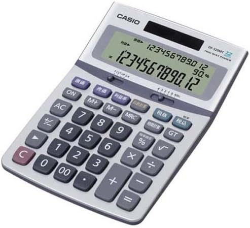 Amazon Co Jp Casio 商売電卓 3行表示 Df320mtn 文房具 オフィス用品