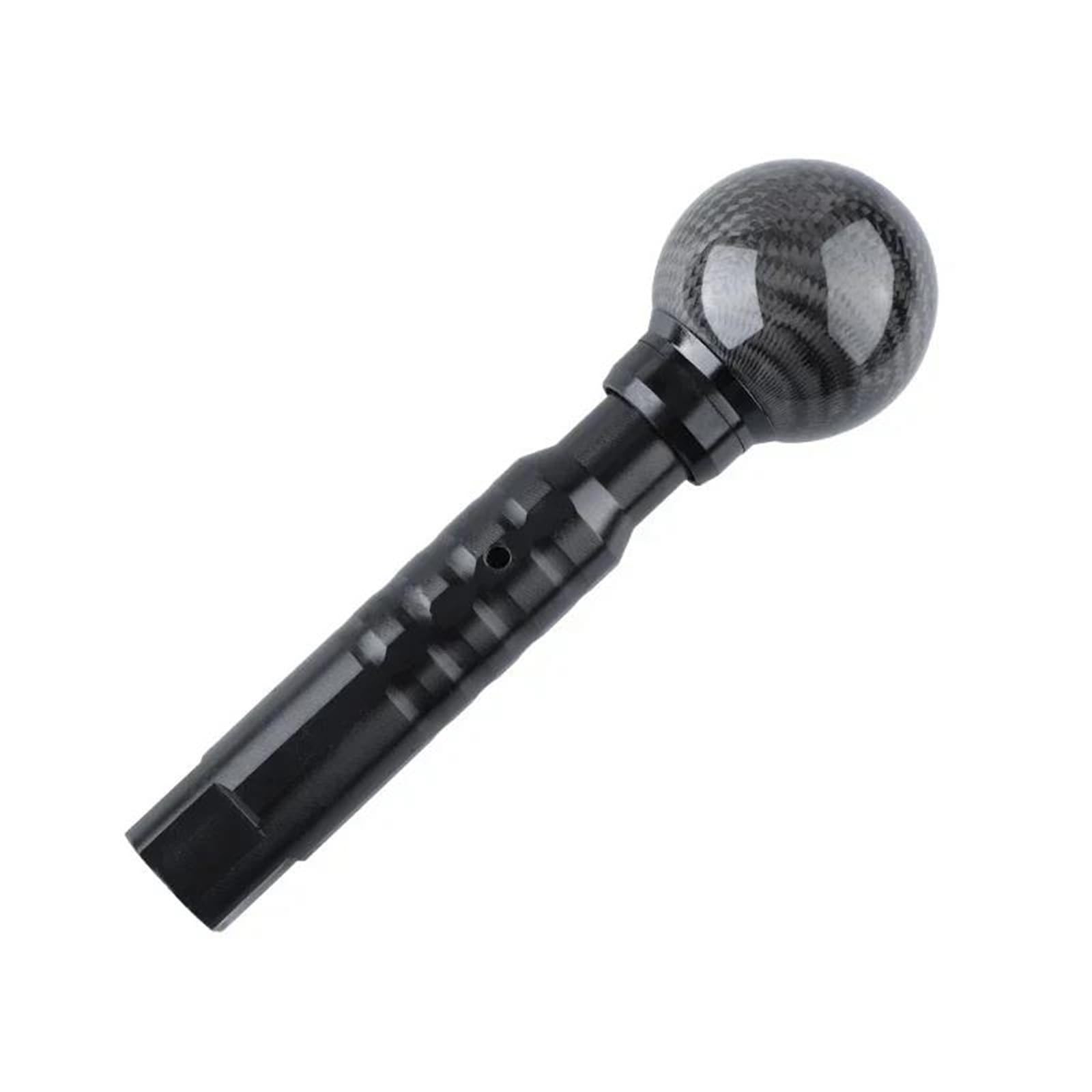 Sunbangoz Black For Fit Automatic Transmission Shift Knob Gear Selector Round Ball Button Handle(Black)
