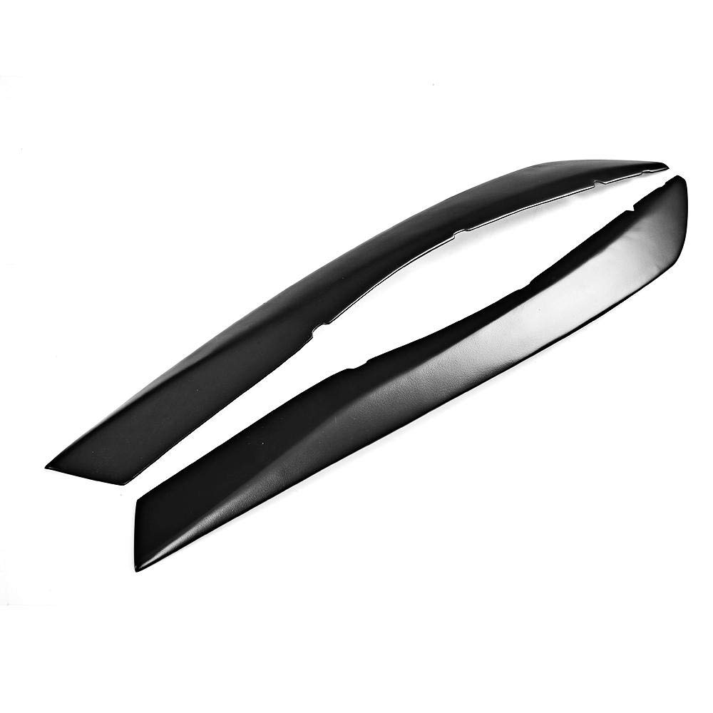 Diamond ABS Car Front Headlight Eyebrows Eyelids Trim Cover For Audi A4