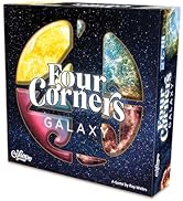 Calliope Games Four Corners: Galaxy - Family Board Game - Captivating Art, Strategy