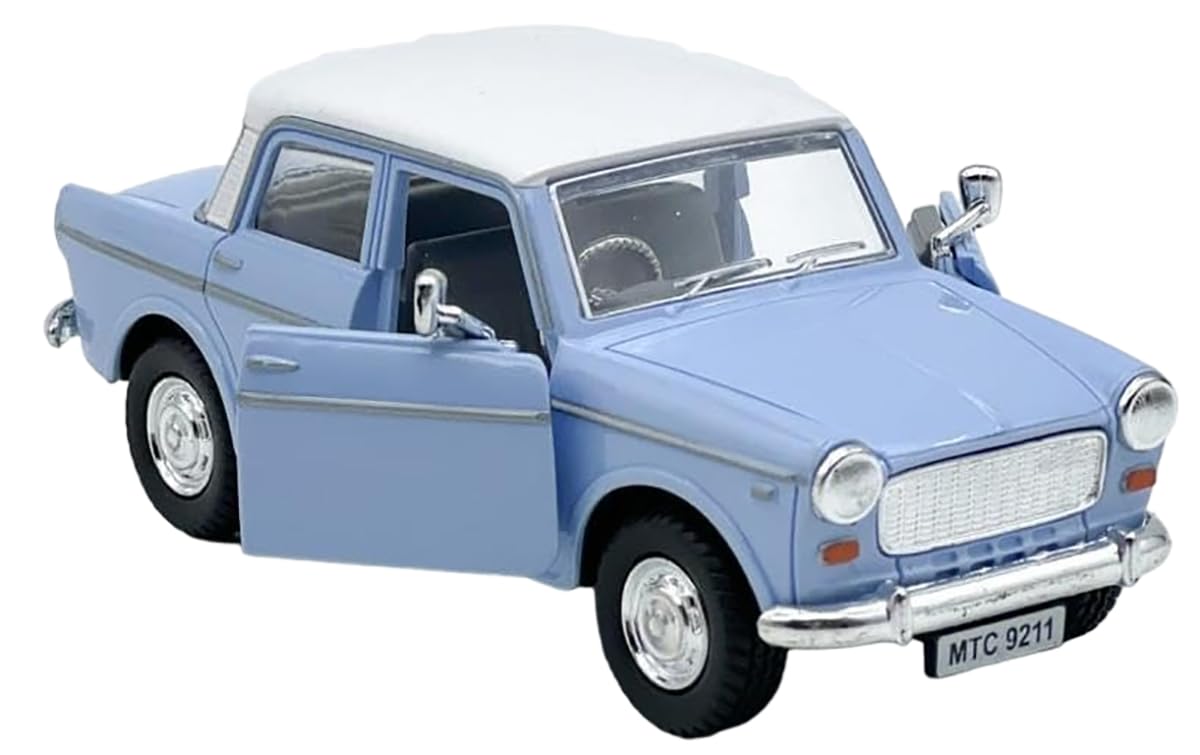 Magicwand 1:36 Scale Fiat Premier Padmini Queen 70s Classic with Openable Doors & Pull Back Action【Pack of 1】【Sky Blue】 (B0D4VQJW6W) Amazon Price History, Amazon Price Tracker